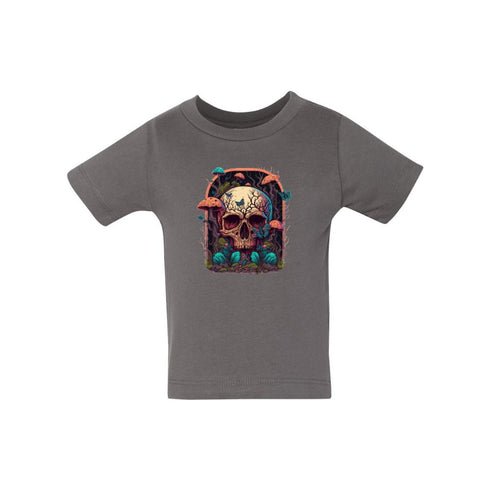 BELLA CANVAS BABY JERSEY TEE 3001B Colorful Horror Mushrooms Growing Everywhere